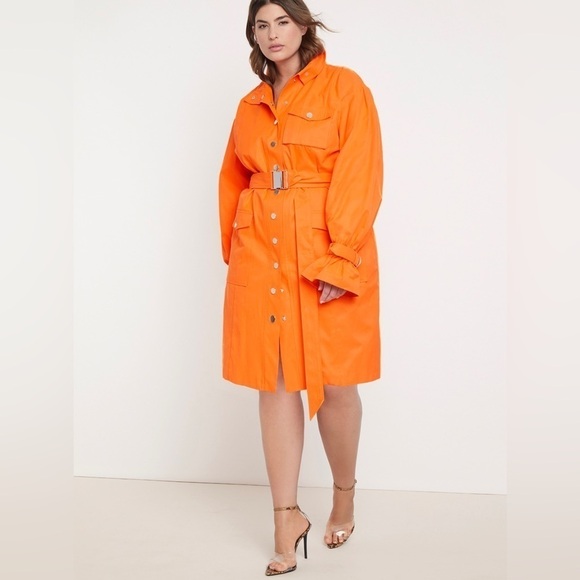 Eloquii Dresses & Skirts - ELOQUII 14/16 Priscilla Ono x ELOQUII Belted Cargo Dress